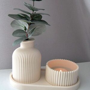 Vase Jar Oval Tray