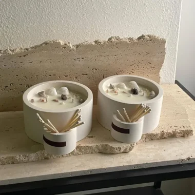 Large Candle Bowl Jar