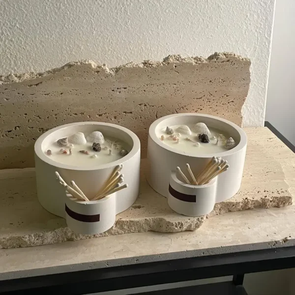 Large Candle Bowl Jar