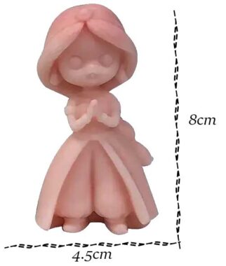 Princess Jasmine Doll Candle