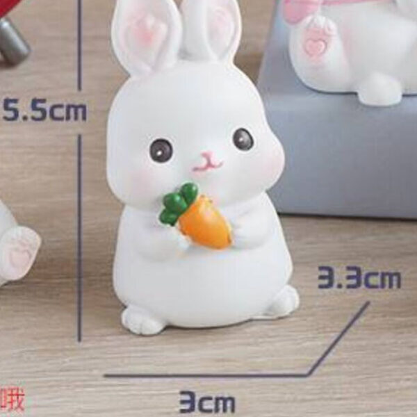 2Pcs Cut Rabbit Candle