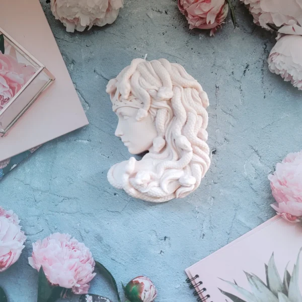 Giant Snake Hair Girl Candle