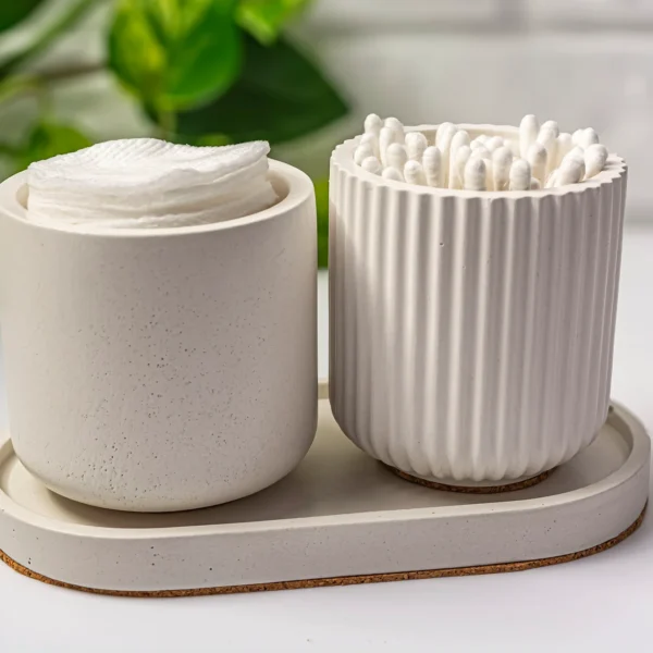 3Pcs Plain Stripe Tray Set