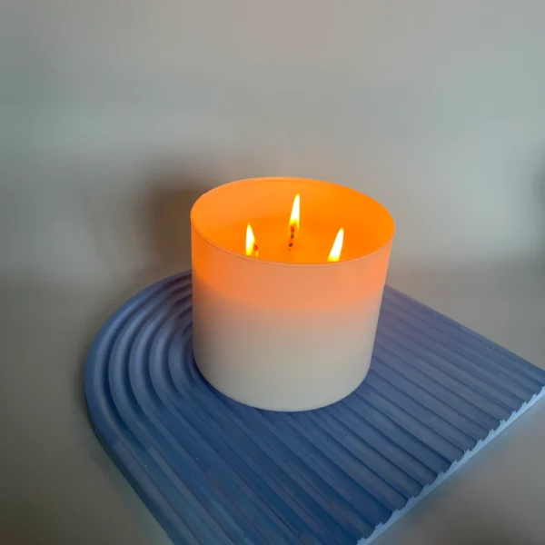 Large Striped U-Shaped Trays