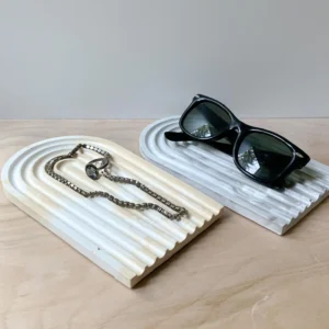 Long Striped U-Shaped Trays