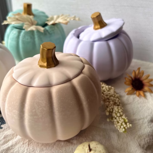 Pumpkin Jar with Lid