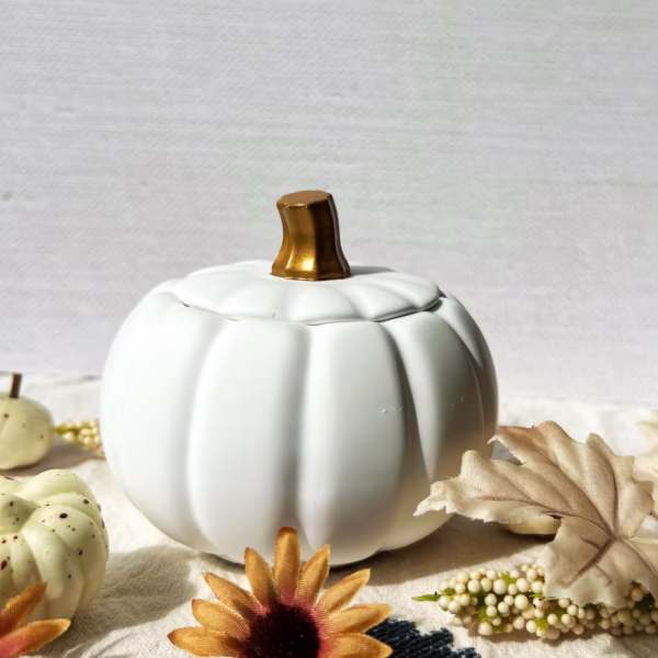 Pumpkin Jar with Lid