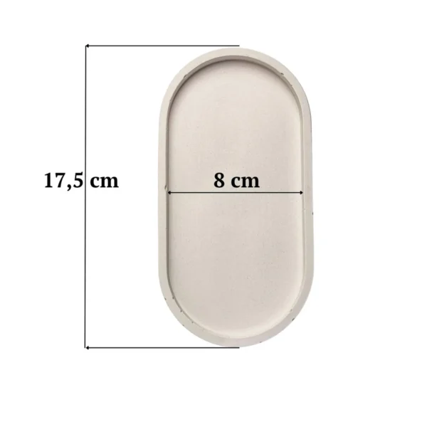 3Pcs Plain Stripe Tray Set