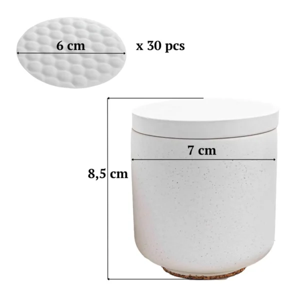 3Pcs Plain Stripe Tray Set