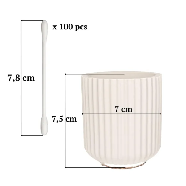 3Pcs Plain Stripe Tray Set