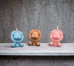 Cute Lion Candles