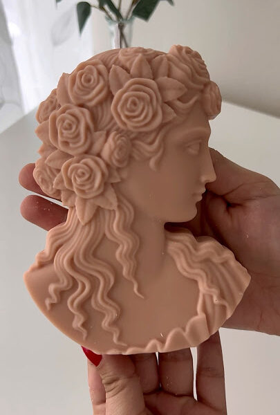 Giant Lady Face European Candles