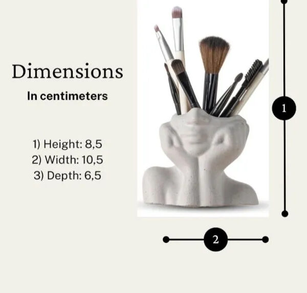 Nordic Girl Head Vase