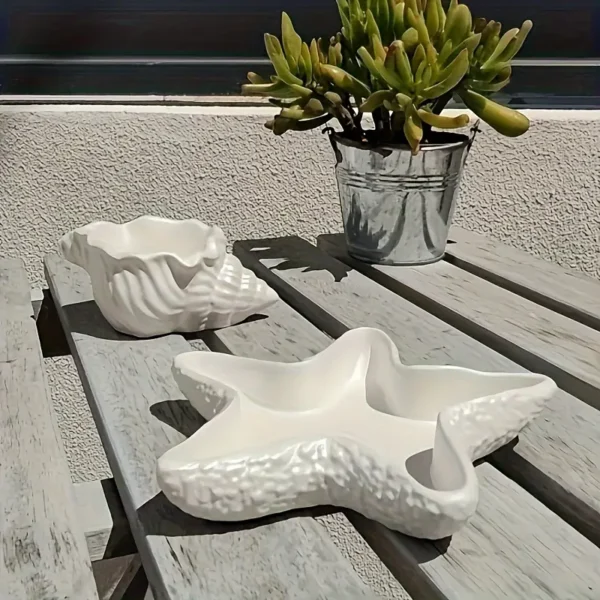 2PCS Shell Sea Star Trays