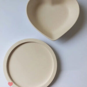 Small Heart Round Tray Set