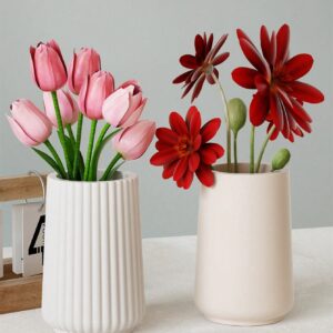 Plain Strip Flower Vase Concrete