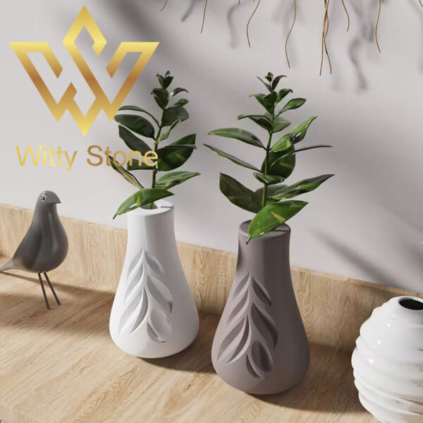 Leaf Design Vase