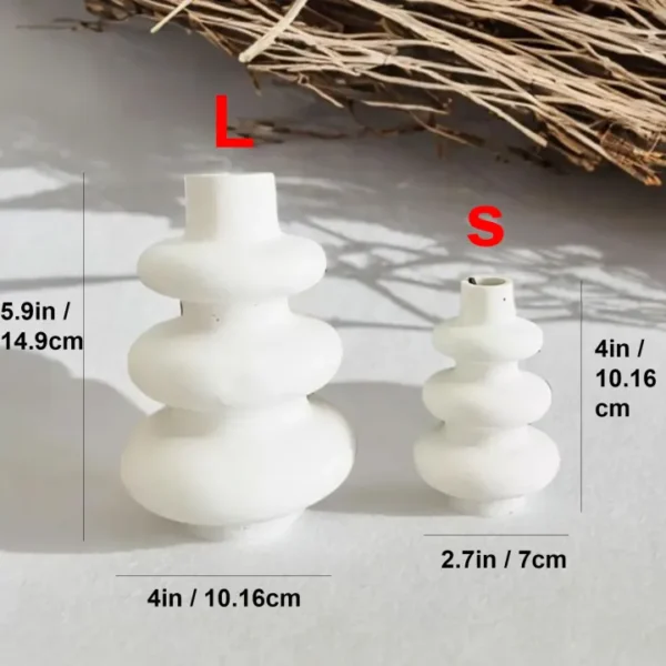 Circular Round Concrete Vase