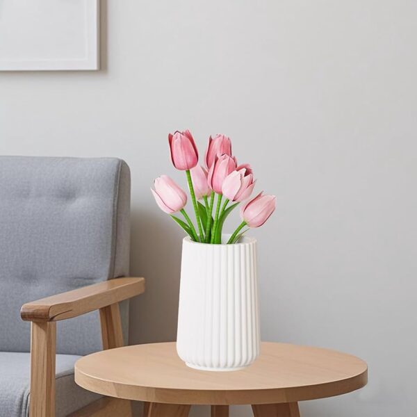 Plain Strip Flower Vase Concrete