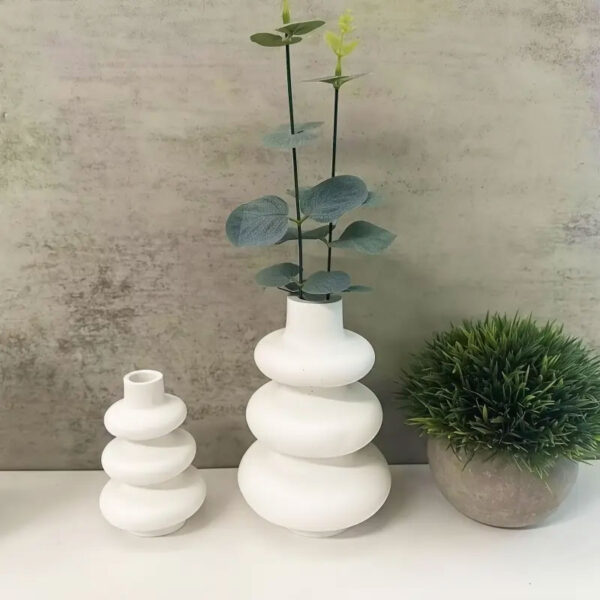 Circular Round Concrete Vase