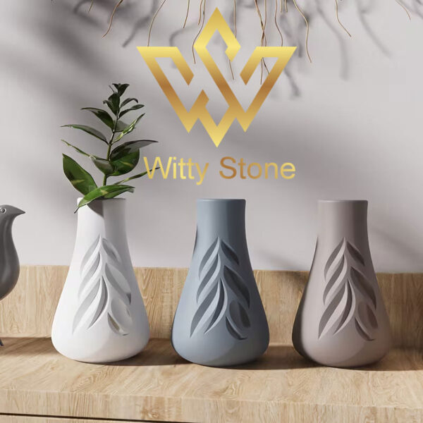 Leaf Design Vase