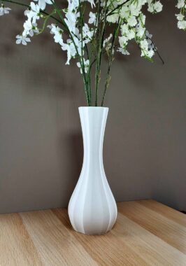 Modern Fluted Bud Vase