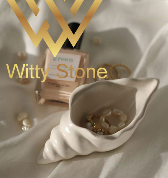 2Pcs seashell jewelry storage box