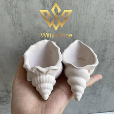 2Pcs seashell jewelry storage box