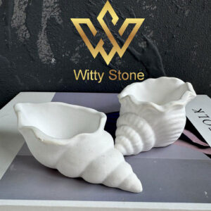2Pcs seashell jewelry storage box