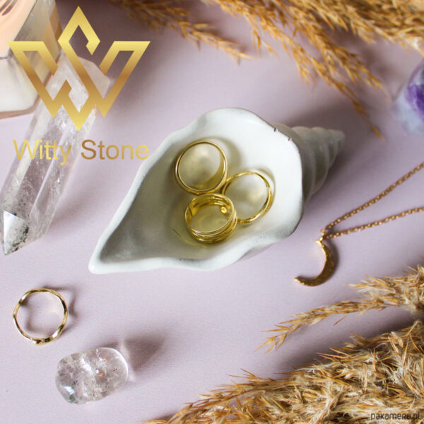 2Pcs seashell jewelry storage box