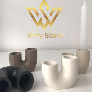 U-Shaped Candle Holder