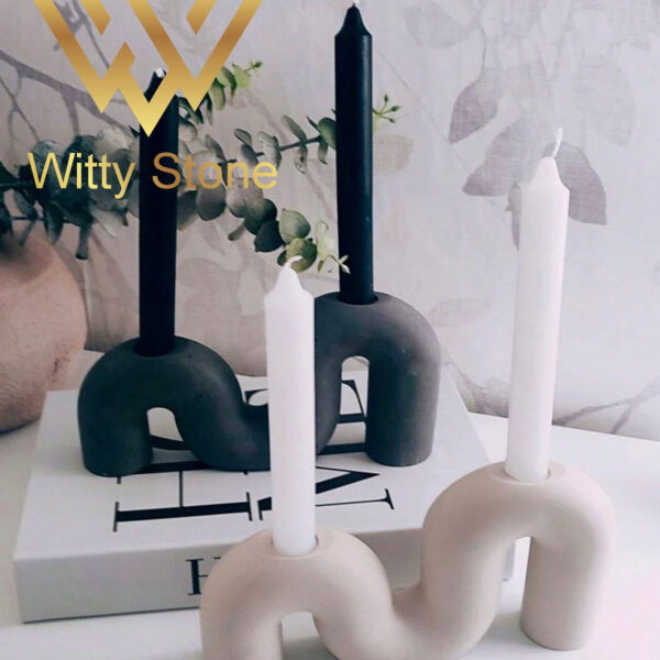 S Shape Candle Holder
