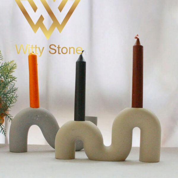 S Shape Candle Holder