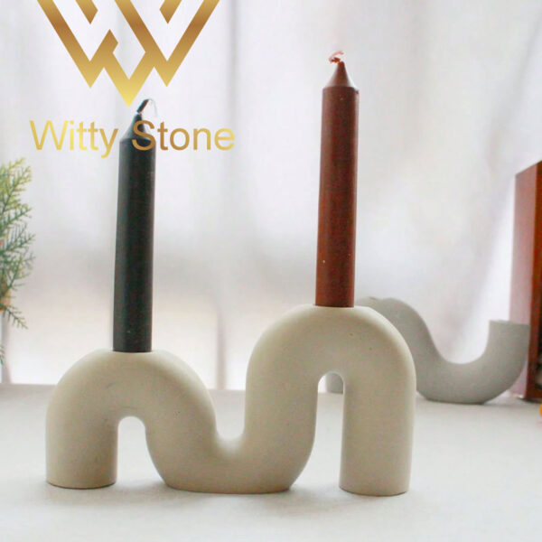 S Shape Candle Holder