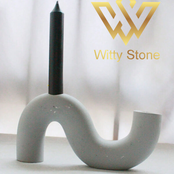 S Shape Candle Holder