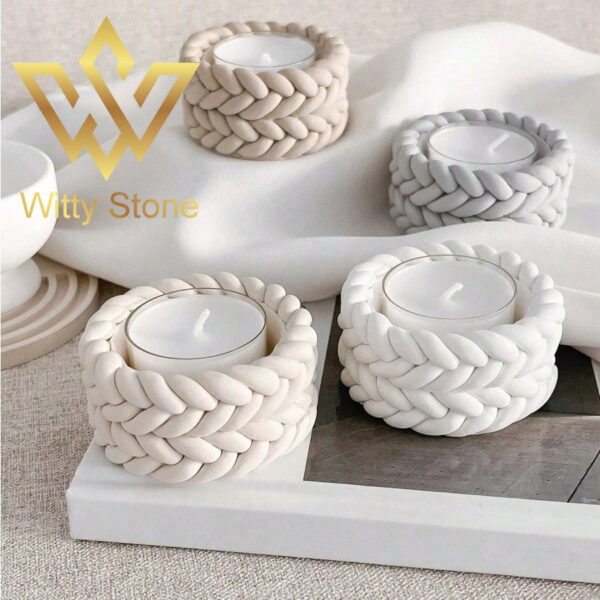 Macrame Candle Holder
