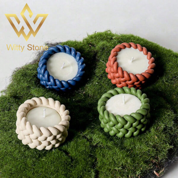 Macrame Candle Holder