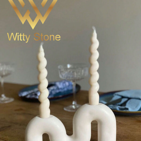 S Shape Candle Holder