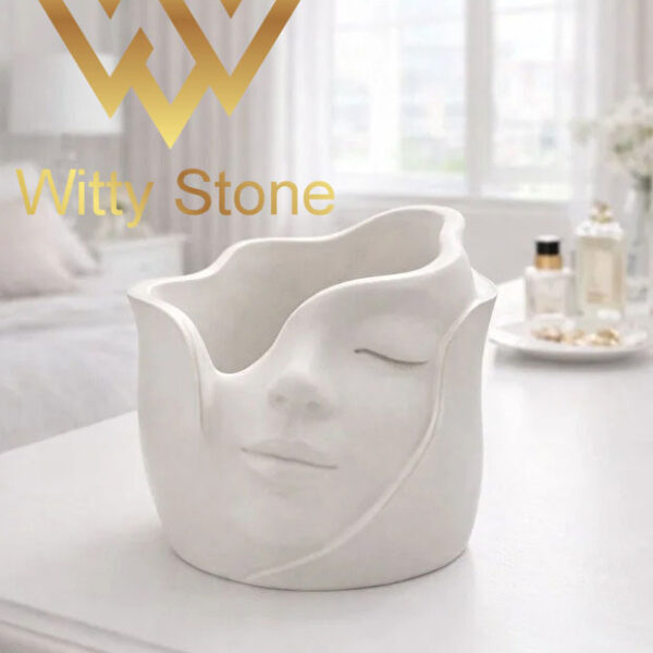 Woman's Face Pot