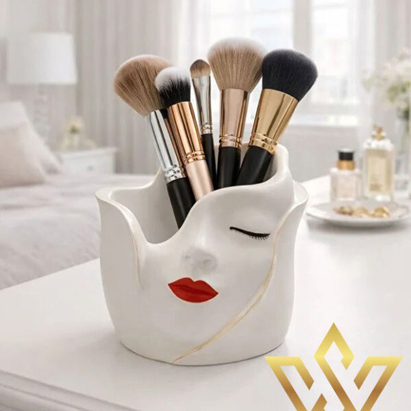 Woman's Face Pot