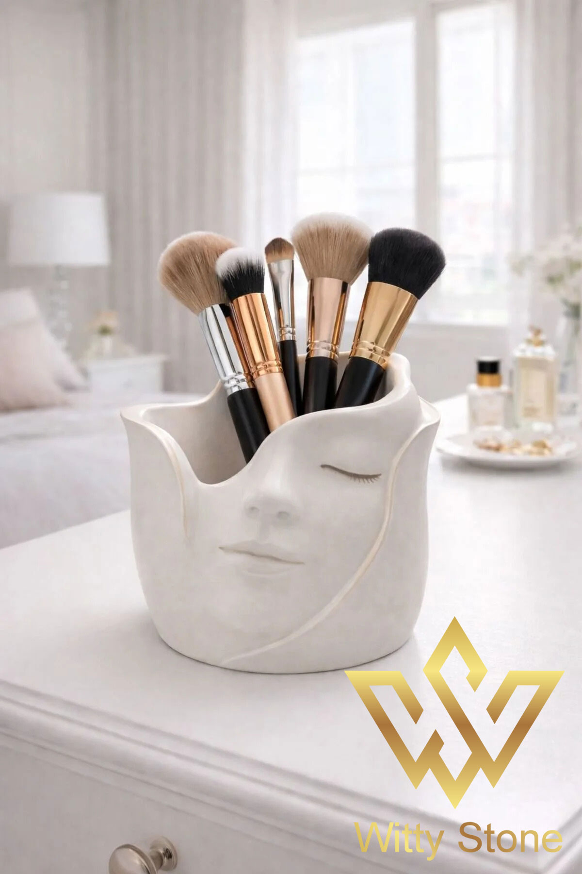 Woman's Face Pot
