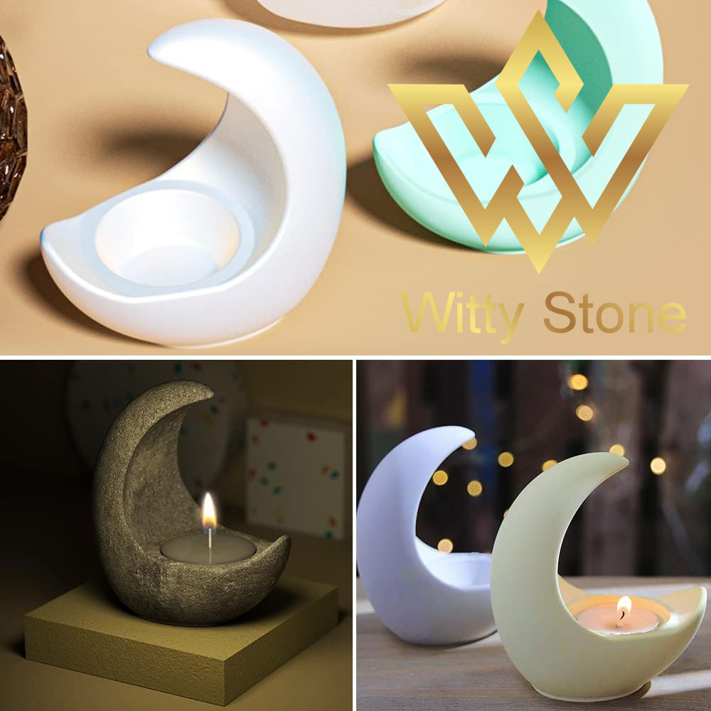 3D Moon candle Holder