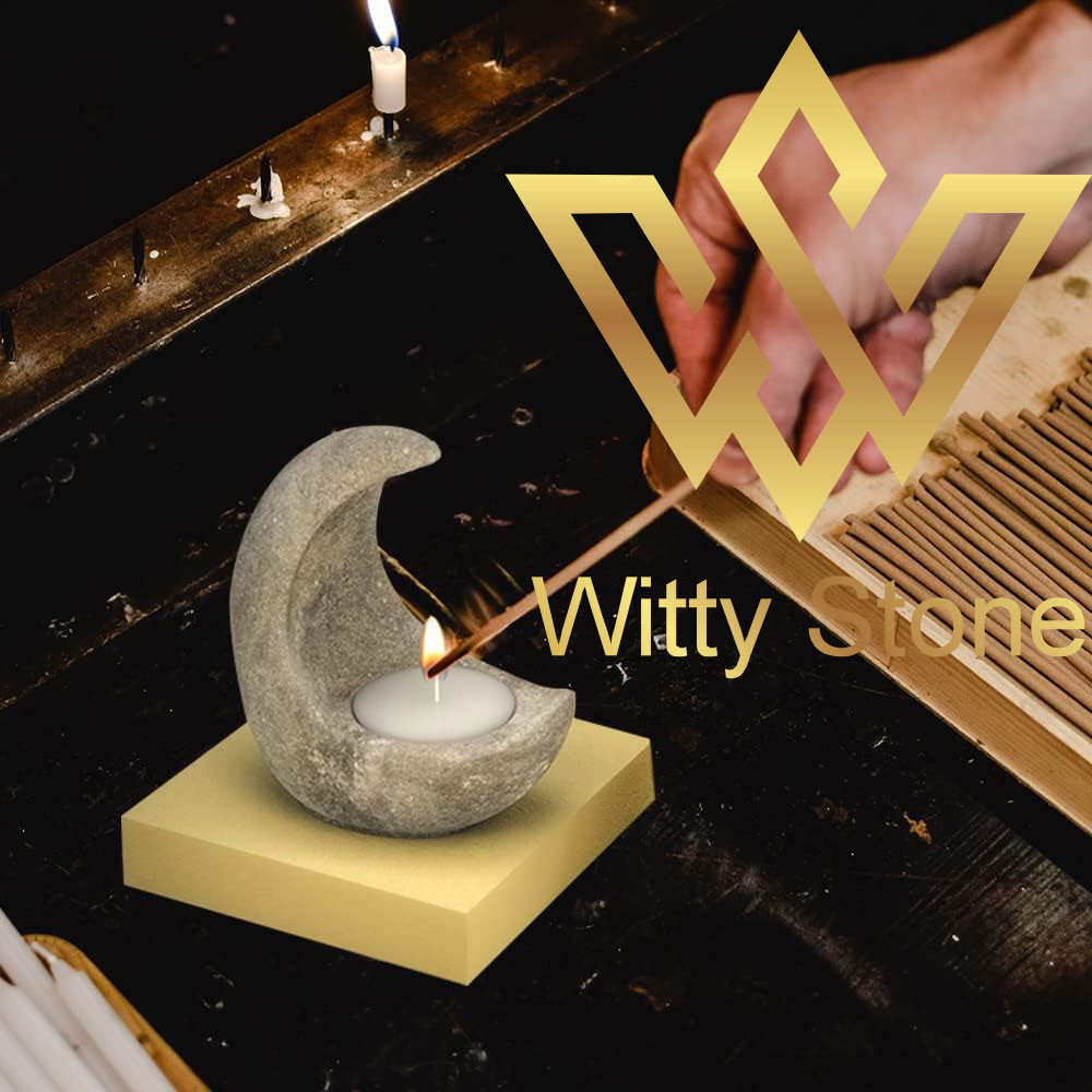 3D Moon candle Holder