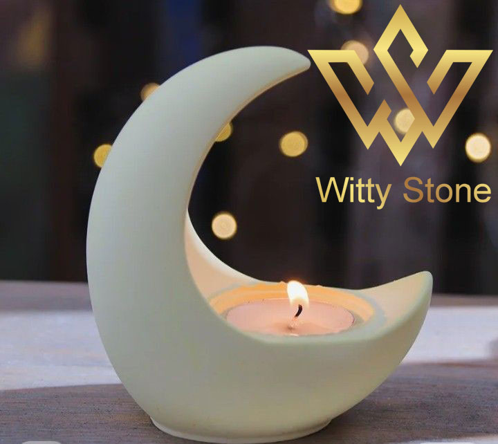 3D Moon candle Holder