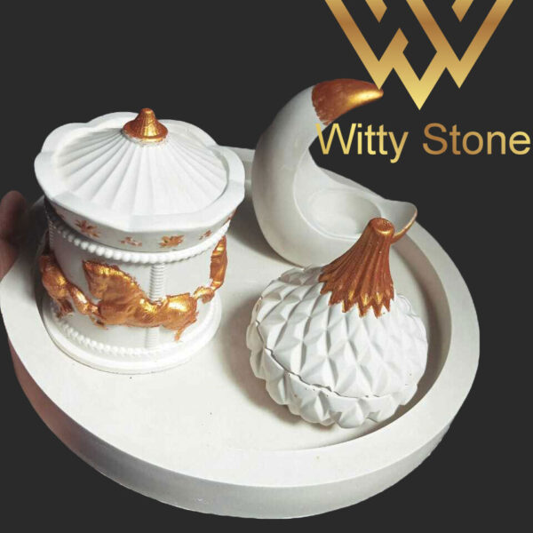 4pcs set Tray Trinket Box