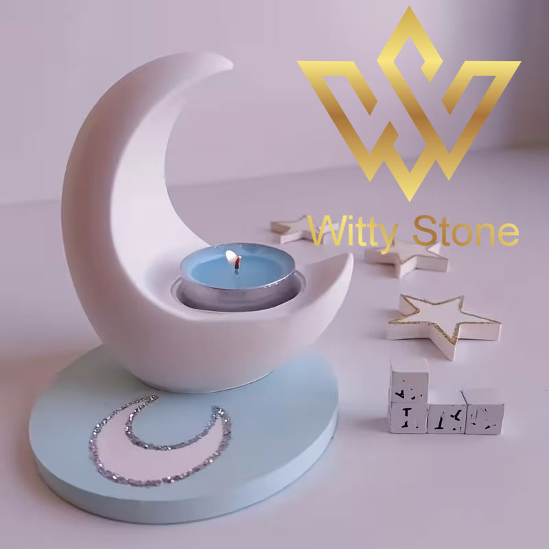 3D Moon candle Holder