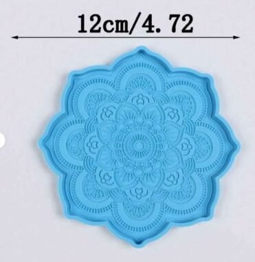 2Pcs Mandala Ceramic Coaster Set