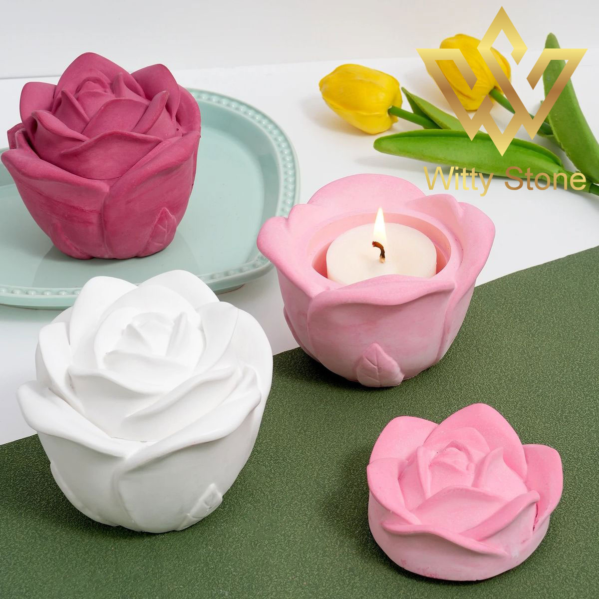 Rose Candle Cup
