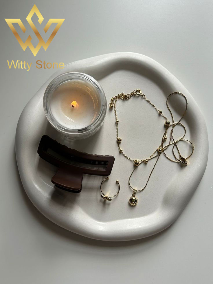 Irregular Round Cloud Tray