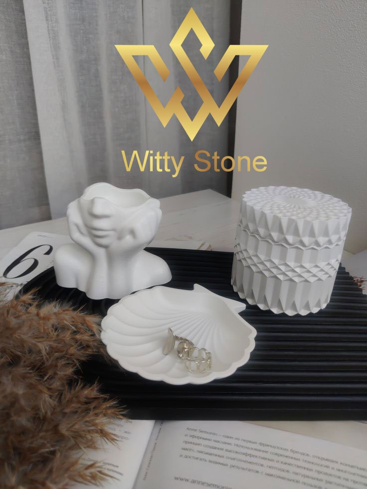 3Pcs Diamond Trinket Box Set